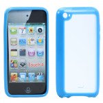 Wholesale Apple iPod Touch 4 Gummy Case (Blue)